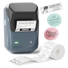 B1 Label Maker Machine with Tape, Thermal Label Printer Easy Blue Printer Tape
