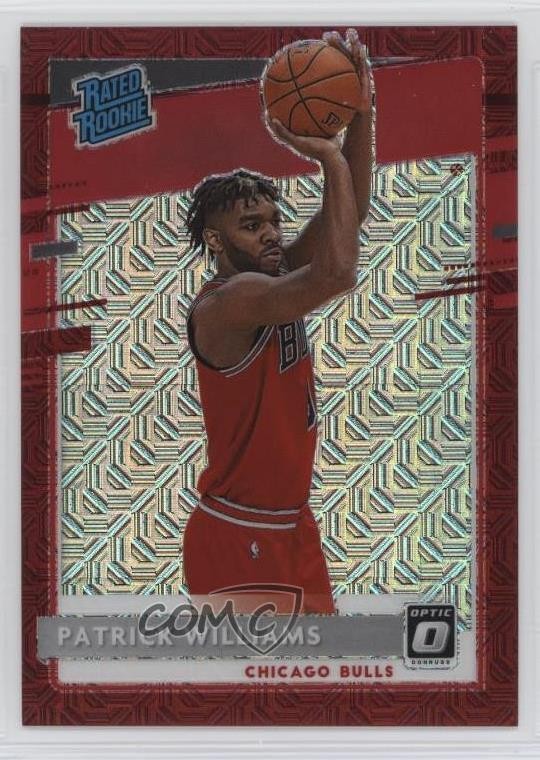 2020 Donruss Optic Rated Choice Red Prizm 42/88 Patrick Williams Rookie RC 06pp