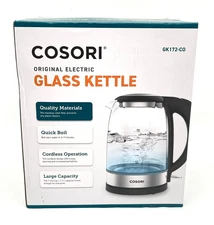 NEW Cosori 1500 Watts 1.7 Liters Original Electric Glass Kettle Model GK172-C0