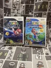 Nintendo Wii Super Mario Galaxy/ Galaxy 2 Games With Box CIB Tested.