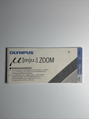 Olympus mju Zoom Bedienungsanleitung #P4