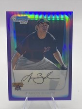2011 Bowman Chrome Prospects #BCP39 Aaron Baker Purple Refractor /700