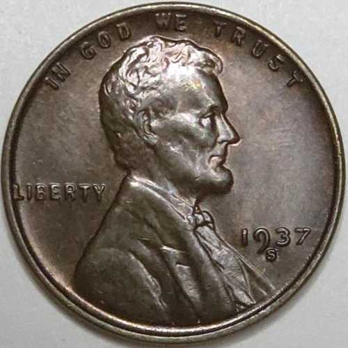 1937-S Lincoln Wheat Cent - XF (Lot#2)