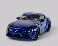 2023 TOYOTA GR SUPRA Diorama Collectible DieCast Model Car 1:64 Blue LOOSE