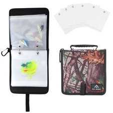 Fishing Tackle Binder Lure Biat Organized Storage Bag for Soft