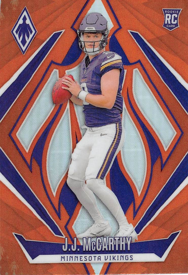 2024 Panini Phoenix #185 J.J. McCarthy Orange