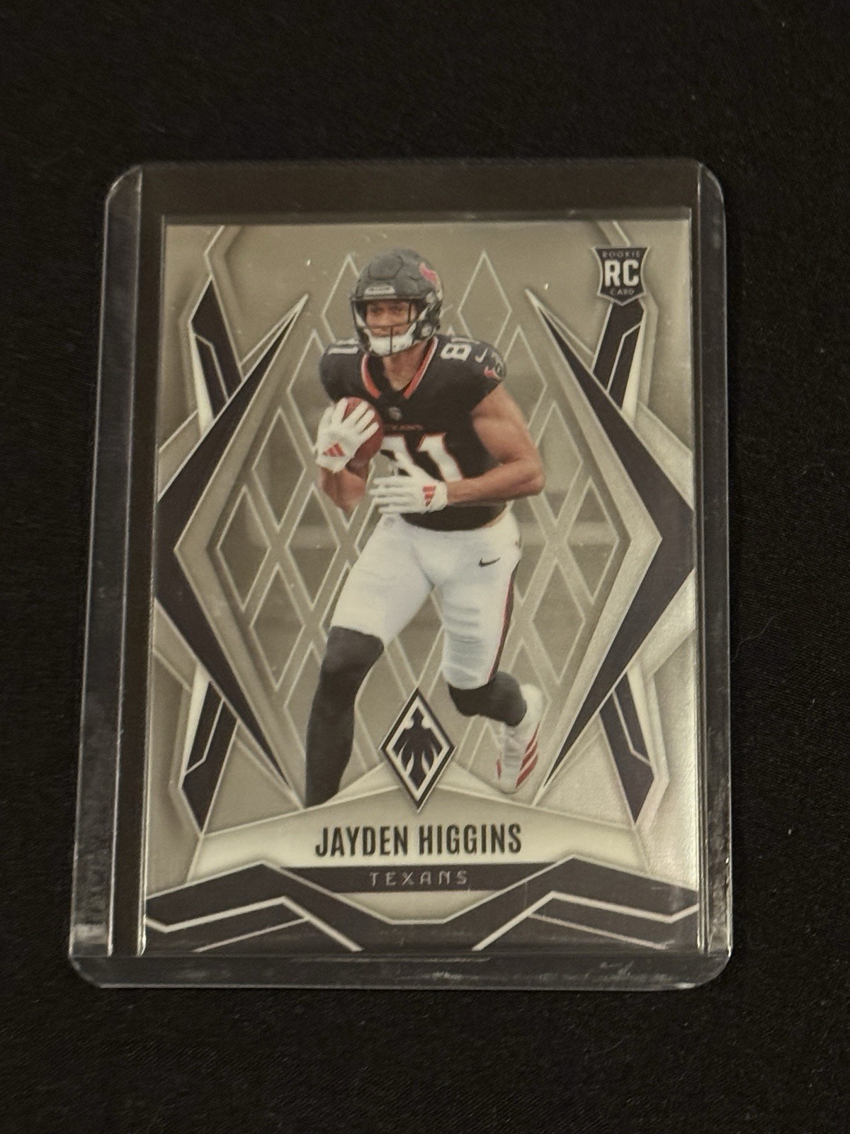 2025 Panini Phoenix - Jayden Higgins #180 Silver (RC) - Houston Texans 🏈🔥