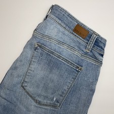 Judy Blue Jeans Women  s 18W Skinny Fit Capri Distressed Mid Rise JB82249LT-PL