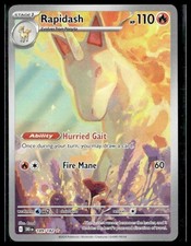 2025 Pokemon Rapidash - 189/182 - SV10: Destined Rivals - NM