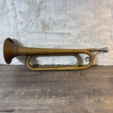 Vintage Rexcraft US Regulation Bugle w/ Mouthpiece Veteran BSA owned