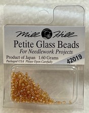 Mill Hill Glass Beads - Color 42019 Crystal Honey 15/0 Seed Bead - 1.60 Grams