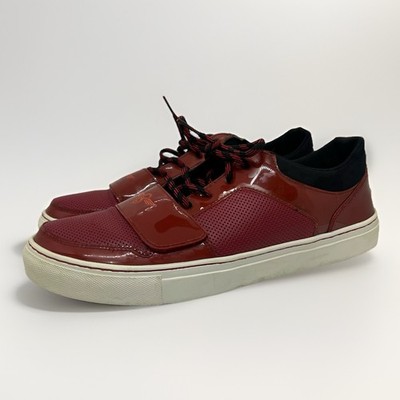 Creative Recreation Shoes Cesario Lo Patent Red/White Sneaker Size 10.5