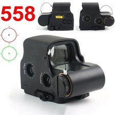 558 Red Green Dot Reflex Sight Scope Tactical Holographic Hunting for 20mm Rail