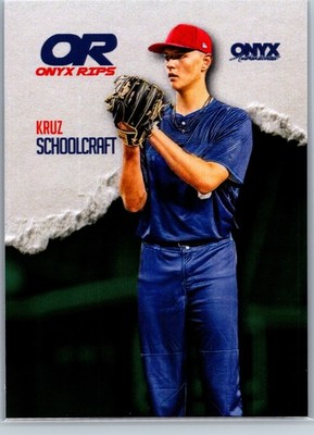2025 Onyx Rips #RGRE-KRSC Kruz Schoolcraft Paper Green