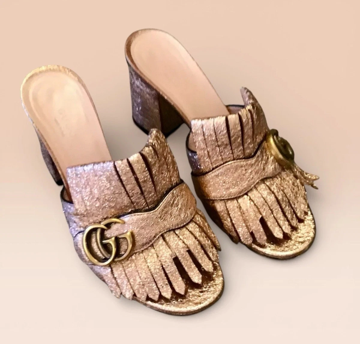 Gucci Gg Sandals In Women's Heels for sale | eBay