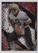 2024 Topps Finest Uncommon Checkerboard Refractor Archie Manning #136 06gz