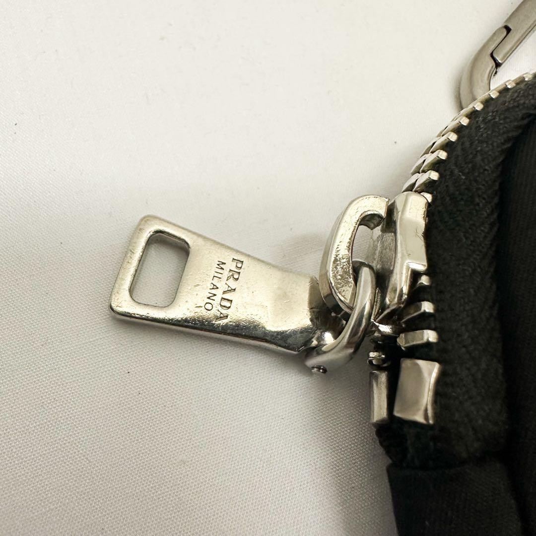 PRADA Cargo Nylon Black Mini Pouch Coin Case thumbnail 4