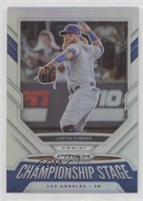 2021 Panini Prizm Championship Stage Silver Prizm Justin Turner #CS4 13d8