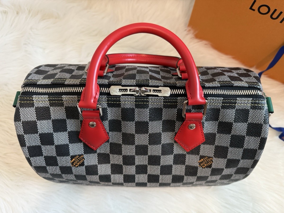 Louis Vuitton Speedy 30 Bandouliere Damier Graphite N40236 New