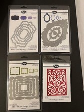 Sizzix Framelits Dies Set , Lot Of 4 New Please Read Description