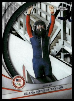 2026 Topps Chrome US Winter Olympic & Paralympic Team #153 Elana Meyers Taylor