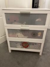 Lyra Bedroom Chest of Drawers - White Gloss