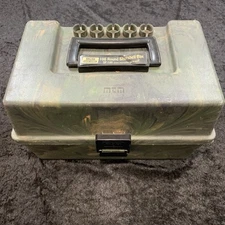 MTM Case-Gard SF-100 Shotshell Box 12 Gauge Holds 100 Rounds Plastic Green Camo