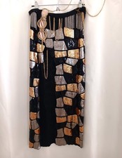 Funky Modern Chains Bellydance Costume Bra Skirt Handmade Never Worn