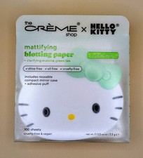 Hello Kitty Mattifying Blotting Paper Matcha Green Tea The Cr me Shop Limited Ed