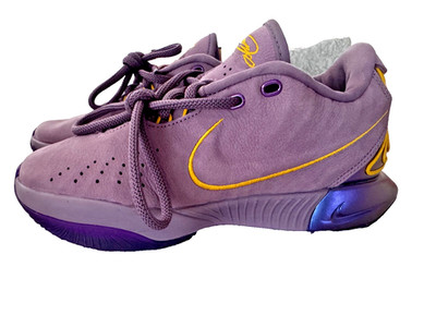 Nike LeBron XX1 Freshwater Purple Rain Shoes, boys Size 5