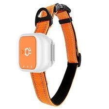 2X(-Ortungsgerät für Haustiere mit Verstellbarem Halsband, Hunde-Tracker, I7012