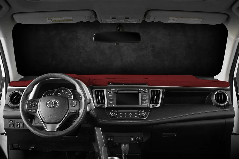 For Nissan Cube 2009-2014 Coverking CDCV7NS7489 Velour Red Custom Dash Cover Foto 2 de 4