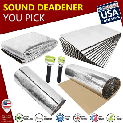 39''-317  Aluminium & Foam Sound Deadener Heat Shield Deadening Mat For Roof