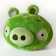 Angry Birds Green Pig Plush Stuffed Toy 8  Commonwealth Rare No Sound
