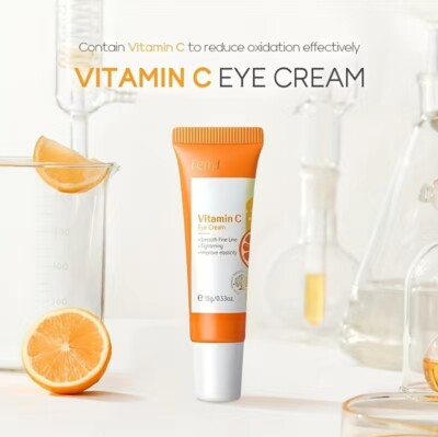 Vitamin C Eye Cream, Reduce Puffiness, fine lines, wrinkles, face brightener ...