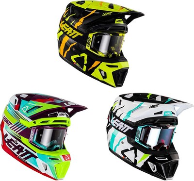 Leatt Moto 8.5 Composite Helmet Kit 2023 - Motocross Dirt Bike Offroad Adult