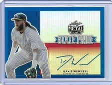 2019 Leaf Metal DAVIS WENDZEL State Pride Blue Prismatic Auto RC 26/30 Reds