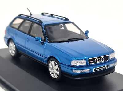 Solido 1/43 - Audi S2 Avant 1994 Pelican Blue Diecast Scale Model Car