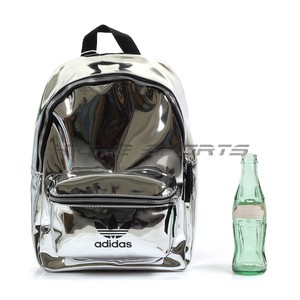 adidas silver metallic backpack