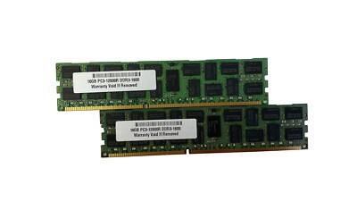 32GB (2x16GB) DDR3 Server Memory For Dell PowerEdge M420, M520, M610, M620, M710, M820