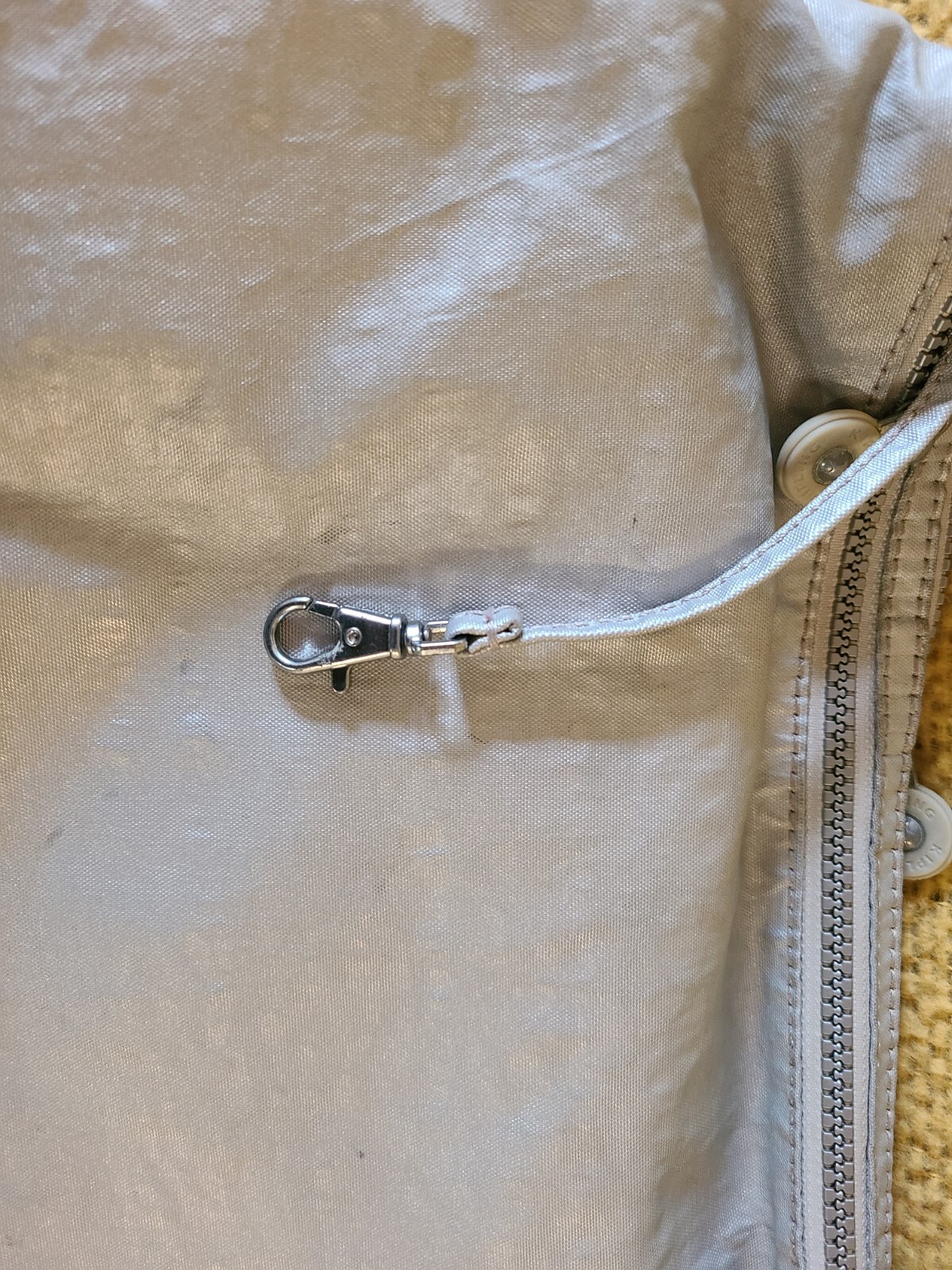 Kipling Medium Size Silver Metallic Crossbody  Ha… - image 7