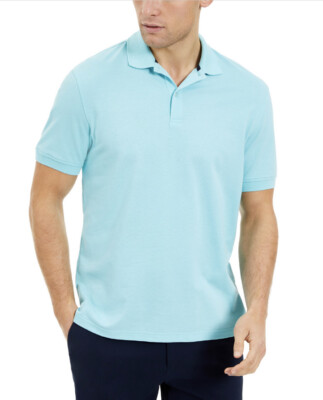 NEW Club Room Men's Classic Fit PerformancePique Polo, Created for Macy's  Sz M