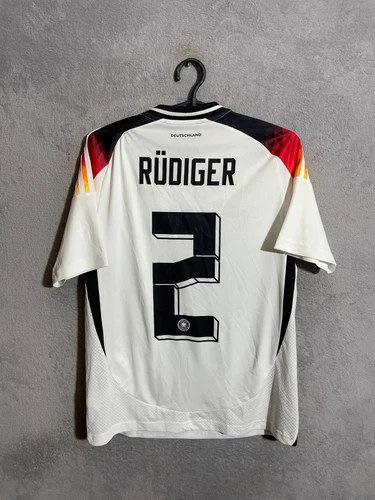 Rudiger Germany Jersey Home Football Soccer Shirt 2024 Adidas Young L 13-14YRS
