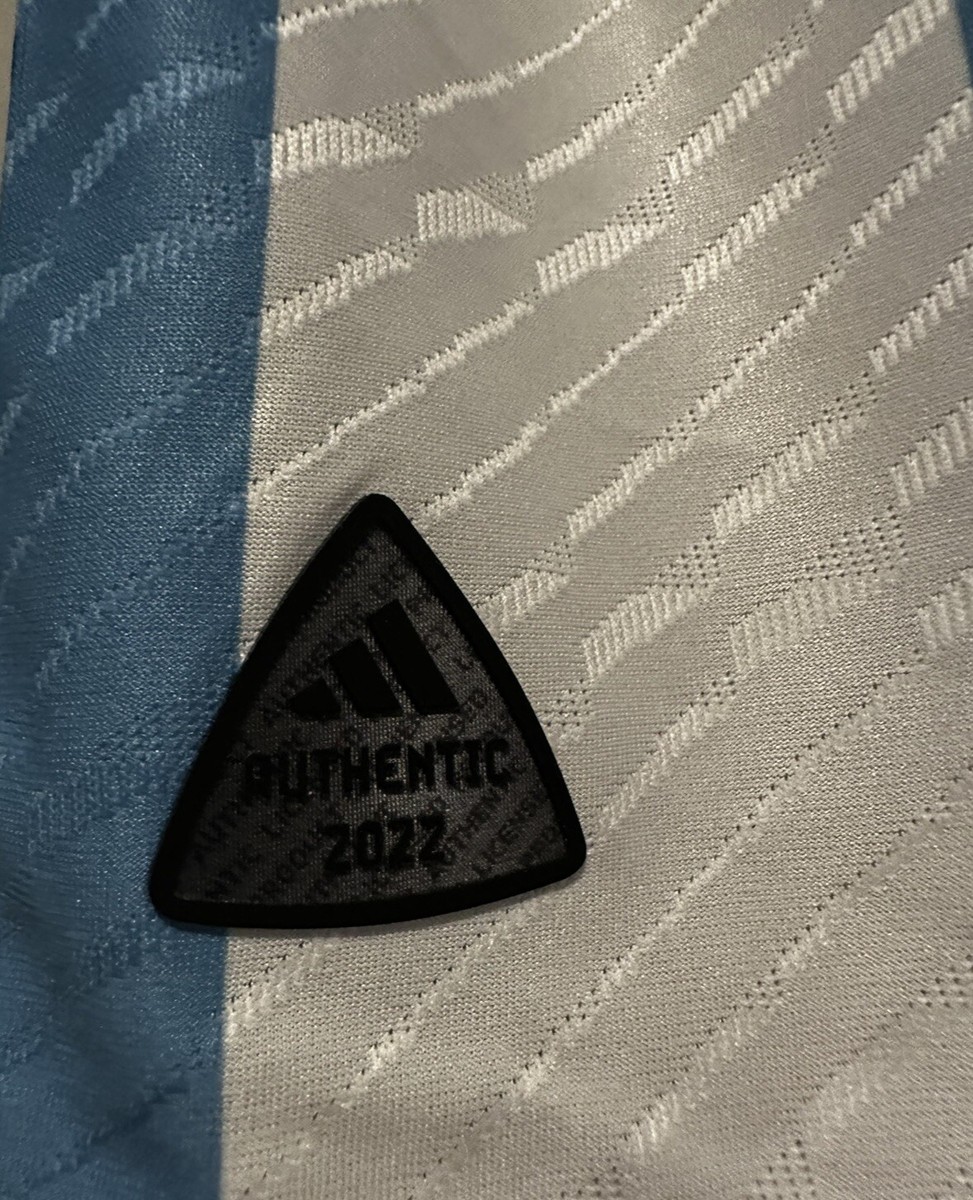 ADIDAS ARGENTINA HOME AUTHENTIC JERSEY WORLD CUP 2022 SMALL Messi