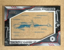 2019 Topps Star Wars Galactic Empire /250 Imperial Speeder Bike #BP-IS - EX