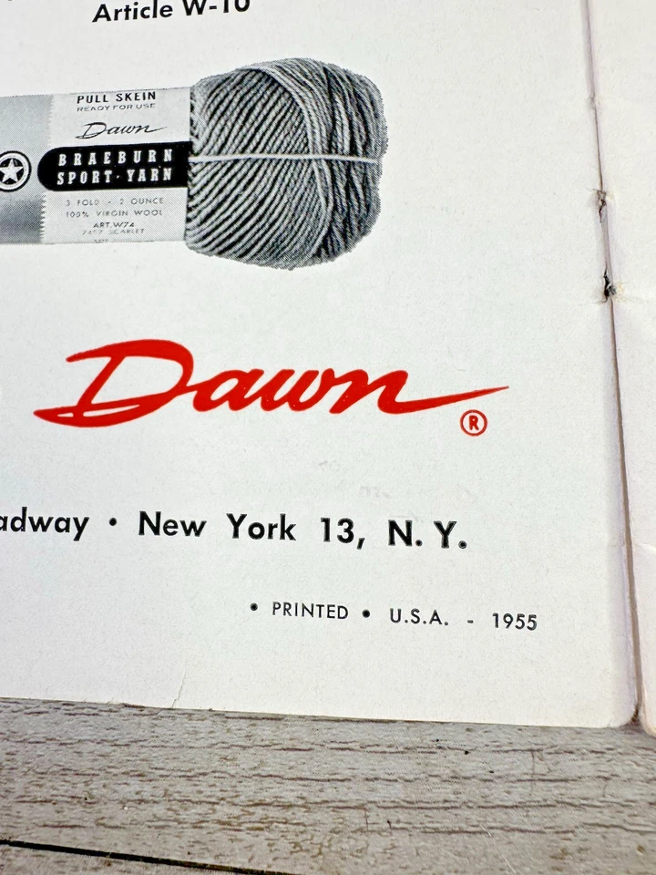 1955 Star Book No. 118 Needle Socks Gloves Mittens Club Covers Knitting Book - Image 4 of 4