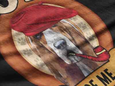 ULTRABASIC Women's 'My Only Sunshine' Basset Hound Graphic Tee - V Neck Eco-Friendly Limited Edition