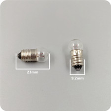 10pcs threaded small light bulb 1.5 2.5 3.8v0.3A physics experiment