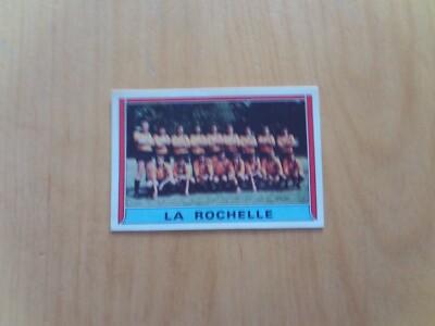 1983 LA ROCHELLE RUGBY TEAM PANINI VIGNETTE NEW