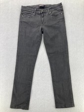 Paige Peg Skinny Womens Size 27 Gray Stretch Skinny Jeans USA Made